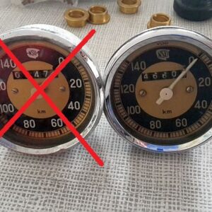 NSU Max: Ein gebraucher Tacho
