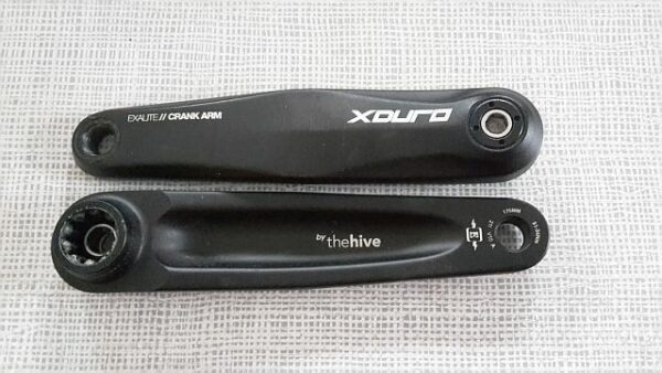 Ein Satz gebrauchter Pedalarme 170 mm, stammen von einem Haibike XDURO