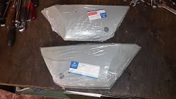 Gilera TG 80, TG 125: Diverse Seitendeckel neu und gebraucht