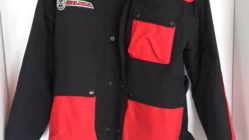 Gilera Jacke in Schwarz/Rot