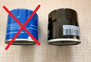 Gilera Strada/Arcore 125/150: Neuer Ölfilter schwarz