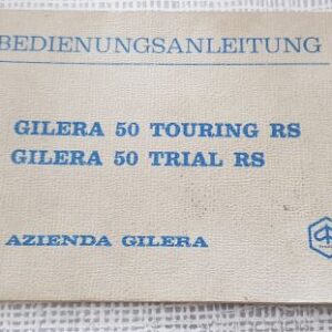 Gilera 50 Touring/Trial: Bedienungsanleitung