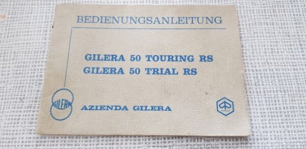 Gilera 50 Touring/Trial: Bedienungsanleitung