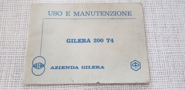 Gilera 200 T4: Bedienungsanleitung