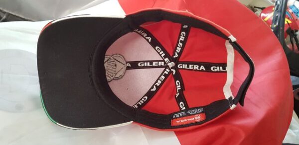Original, neue Gilera Kappe zum 100 jährigen Jubiläum in rot – Bild 3