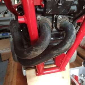 Gilera Saturno: Gebrauchter Auspuffkrümmer, original lang